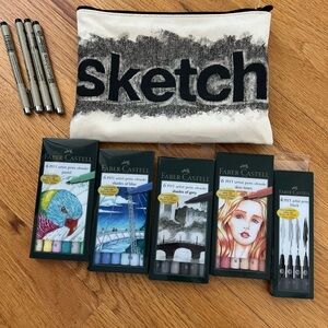 Faber-Castell Sketch Pen Set with Pouch